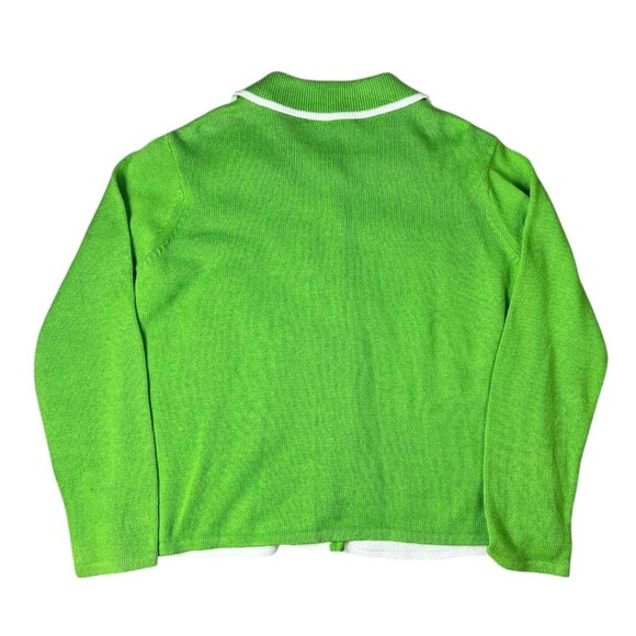 Tiara International Christmas Collection Ugly Applique Cardigan Sweater Size L - Picture 2 of 9